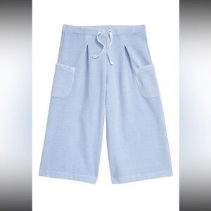 Open Edit Wide Leg Cozy Sweatpants in Blue Size 5 kids